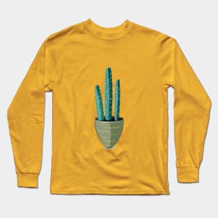 Copy of  Cactus in green pot Long Sleeve T-Shirt